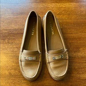 Coach Fredrica Leather Loafers - 9